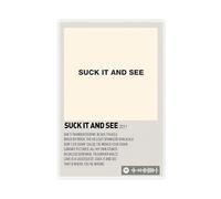 Arctic Poster & Monkeys Suck It And See 2011 Music Album Cover Canvas Poster Wall Art Decor Print Picture Paintings for Living Room Bedroom Decoration 12x18inch(30x45cm)