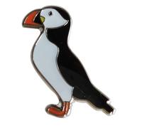 Arctic Puffin Bird Metal Enamel Pin Badge - 2.2 x 1.9 cm Wildlife Animal Lapel Pin - Hard Enamel Seabird Design with Secure Clasp for Nature Lovers, Gifts, and Collectors