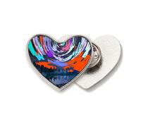 arctic scene star astrology Heart Metal Pin Brooch Clip Love