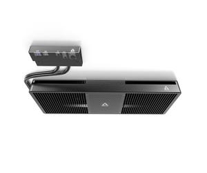 ARCTIC Senza 5500GT - Passively cooled, noiseless PC for under-desk mounting, Windows 11 Home, AMD Ryzen 5 5500GT, 6 Cores, 3,60-4,40GHz, 16 GB DDR4 RAM, 1 TB M.2 SSD, 2.5G LAN, USB3.2, BT 5.3