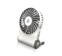 ARCTIC Summair 2Go (White) - Rechargeable Powerful Handheld Fan with Stand, Infinitely Variable Speed, 4-77h Running Time, USB-C Connection (incl. USB-A Cable) - White
