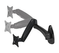 ARCTIC W1-3D - Wall Mount with Full Motion Gas Lift Arm, Wall Space-Saving Attachment, up to 43"/49" Ultrawide, up to 8 kg (17.6 lbs), simple and quick installation - Black