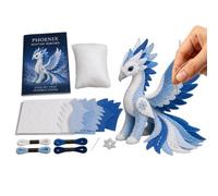 Arctic Winter Guardians DIY Patch Work Kit, Arctic Winter Guardians Craft Kit, Gaurdians DIY Craft Kits, Felt Sewing Kits - 3D Mythical Creature, Pre-Cut Crafts for Home Decor & Gift