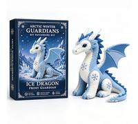Arctic Winter Guardians DIY Patchwork Kit,Arctic Winter Series Felt Sewing Kit, Fantasy Craft for Beginners, DIY Craft Kit for Home Decor & Craft Lovers Gift (B10)