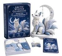 Arctic Winter Guardians DIY Patchwork Kit, Fantasy 3D Felt Animal Sewing Kit with Pre-Cut Materials, Handmade Polar Mythical Creature Craft for Beginners, Novelty for Home Decor (#J)