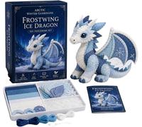 Arctic Winter Guardians DIY Patchwork Kit, Felt Animal Sewing Kit for Beginners, 3D Stuffed Animals Mythical Creature, Pre-Cut Handmade Craft Kit for Home Decor & Creative Gift (I)