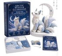 Arctic Winter Guardians DIY Patchwork Kit, Felt Animal Sewing Kit for Beginners, Pre Cut 3D Mythical Creature Plush Craft, Handmade Winter Decor Gift with Felt Pieces (I)