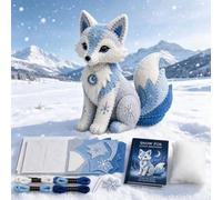 Arctic Winter Guardians Felt Sewing Kit, DIY Mythical Creature Stuffed Animal Patchwork Kit for Beginners, 3D Handmade Craft Set for Home Decor & Creative Holiday Gift