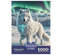 Arctic Wolf 1000 Piece Adults Puzzle Kids Age Games Gifts Birthday Animal Home Decoration Decompression 38x26cm/1000pcs