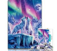 Arctic Wolf 1000 Piece Jigsaw Puzzle for Adults And Teenagers,Decompressing Intellectual Educational Toy Great Gifts And Toys (75x50cm)