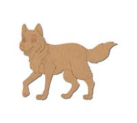 Arctic Wolf Pre Marked Craft Shape 1 - Premium MDF & Plywood Embellishments Laser Cut Craft Shapes for Scrapbooking, Card Making, DIY Decor, Weddings & Personalized Projects