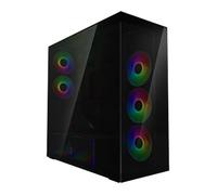 Arctic Xtender Black Tempered Glass w/ Vertical Mount Mid-Tower E-ATX