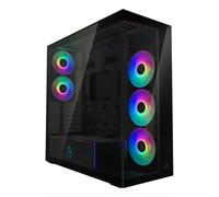 Arctic Xtender ARGB Mirror Tempered Glass Mid Tower PC Case - Black