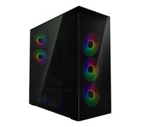Arctic Xtender ARGB Tempered Glass w/ Vertical GPU Mount Mid Tower PC Case - Black