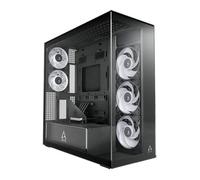 Arctic Xtender VG Clear Glass Black ARGB Mid Tower Tempered Glass PC C