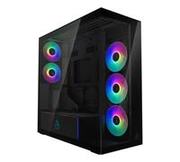 ARCTIC Xtender VG (Mirror Black) Premium E-ATX PC Case with Vertical GPU Mountin
