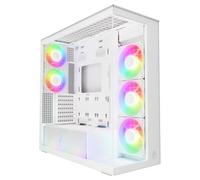 ARCTIC Xtender White E-ATX Case, Clear Glass Panorama 5x ARGB Fans, Mesh Airflow