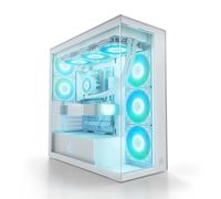 ARCTIC Xtender (White) - PC Case, Tempered Panorama Glass, 2 x 420 mm Radiator Support, 5- A-RGB Fans pre-mounted - White