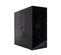 ARCTIC Xtender with Vertical GPU Mount (Black) - PC Case, Tempered Panorama Glass, 2 x 420 mm Radiator Support, 5- A-RGB Fans pre-mounted - Black