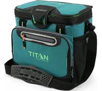 Arctic Zone Titan Deep Freeze 16 Can Zipperless Hardbody Cooler - Pine Green with Deep Freeze Insulation, HardBody Liner, SmartShelf