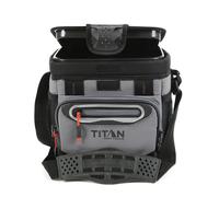Arctic Zone Titan Deep Freeze 9 Can Zipperless HardBody Cooler, Sharkskin Gray (5-97091-50-0E)