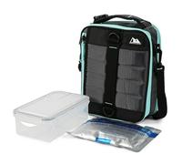 Arctic Zone Ultimate Expandable Insulated Lunch Box, Dual Compartment Insulated - Gray