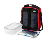 Arctic Zone Ultimate Expandable Insulated Lunch Box, Dual Compartment Insulated - Navy