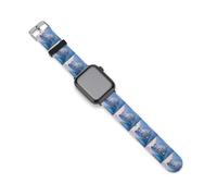 Arctic1 Fox Novelty Silicone Bands Compatible with IWatch Soft Waterproof Watchbands Strap