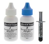 ArctiClean Thermal Cleaner & Arctic Silver 5 3.5g Compound/Grease/Paste Artic