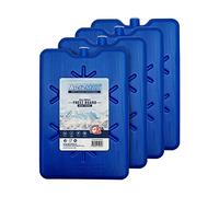 ArcticMax 200ml x4 Slim Freeze Boards BPA Free - Long-Lasting 10+ Hours Chill Time Ice Blocks, Portable Lightweight Insulated Reusable Fresh Food Drink Water Cooler Container - Summer BBQ and Outdoor