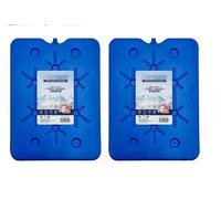 ArcticMax 800ml x2 Slim Freeze Boards BPA Free - Long-Lasting 14+ Hours Chill Time Ice Blocks, Portable Lightweight Insulated Reusable Fresh Food Drink Water Cooler Container - Summer BBQ and Outdoor