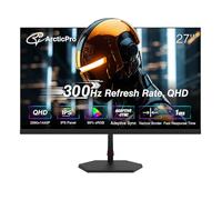 ArcticPro 27" Gaming Monitor, 300Hz, QHD 2K, IPS Panel, 0.5ms Response Time, Adaptive Sync, PC Computer Monitor, Frameless, Ultra Slim, 132% sRGB, with