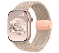 Arctime Braided Magnetic Stretchy Band Compatible with Apple Watch Bands 38mm 40mm 41mm 42mm 44mm 45mm 46mm 49mm, Solo Loop Elastic Nylon Woven Fabric Strap for iWatch Ultra 3 2 1 Series 11 SE 10 9 8