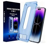 Arctiqo 3-in-1 Screen Protector, Fingerprint-Proof Dust Free Without Bubbles, For Phone 17/16/15/14/13/12/11 Pro Max (Privacy 1pcs,15promax)