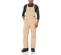 ARCTIX Mens Avalanche Athletic Fit Insulated Bib Overalls, Khaki, Medium/32 Inseam