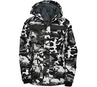 ARCTIX Men's Performance Tundra Jacket With Added Visibility, A6 Camo Black, Large Regular