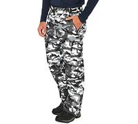 ARCTIX Men's Snow Sports Cargo Pants, A6 Camo Black, Medium (32-34W * 30L)
