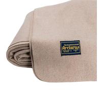 Arcturus Bighorn 100% Virgin Wool Blanket | Heirloom-Quality Wool Bedding for Home & Cabin | Warm, Thick & Durable (Queen Size, Ivory)