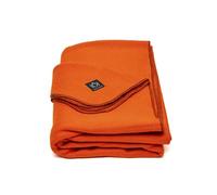 Arcturus Military Wool Blanket - 4.5 lbs, Warm, Heavy, Washable, Large 64" x 88" - Great for Camping, Outdoors, Survival & Emergency Kits (Ember Orange)