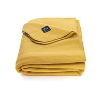 Arcturus Military Wool Blanket - 4.5 lbs, Warm, Thick, Washable, Large 64" x 88" - Great for Camping, Outdoors, Sporting Events, and Survival Kits (Gold)