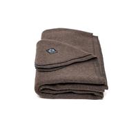 Arcturus Military Wool Blanket - 4.5 lbs, Warm, Thick, Washable, Large 64" x 88" - Great for Camping, Outdoors, Sporting Events, and Survival Kits (Chocolate Brown)