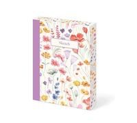 Arcturus Publishing Limited Floral Sketch Book Paperback Arcturus Publishing Limited Multicolor