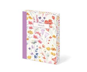 Arcturus Publishing Limited Floral Sketch Book Paperback Arcturus Publishing Limited Multicolor