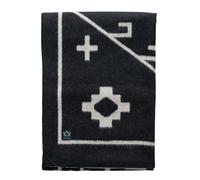 Arcturus - Rainier Warm Fleece Blanket Thick Washable Blanket for Home, Outdoor, Camping, Events, Picnic, Hunting, Travel and Emergency Kits, Twin Size, 5 lbs, White/Black (Castle Rock)