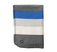 Arcturus Rainier Wool Blanket - 4.5lbs Warm, Heavy, Washable, Large | Great for Camping, Outdoors, Survival & Emergency Kits (White Blue Gray)
