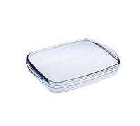 Arcuisine 35 x 22 cm Rectangular Borosilicate Glass Roaster