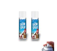 ARCUS 2X Artificial Snow Spray 250ml - Set Of 2 Cans - For Christmas - Perfect For Decorating Christmas Xmas Trees, Parties, Windows, Glass, Wreaths, Centerpieces, Garlands - Easy To Use