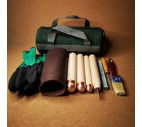 ARCVOX DIY Stone Age Toolkit Copper Boppers, Flint Knapping Tool Pressure Flakers, Tools Set for Volcanic Glass Dragon Crystal, Notching Tools Ishi Sticks