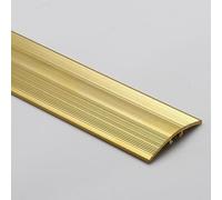 ARCVOX Non-slip Brass Threshold Strip Bar, Scratch-Resistant Transition Strips, Flat Divider Strip Decoration, Heavy Duty Brass Ramp Reducer (Size : 4 cm thicker)