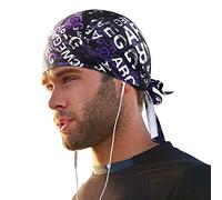 Arcweg Cycling Pirate Bandana Skull Cap Hat Sweat Wicking Beanie Sun UV Protection Quickly Dry Under Helmet Cycling Headscarf Headwrap for Men & Women Outdoor Sports Purple